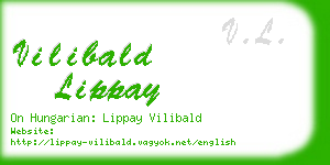 vilibald lippay business card